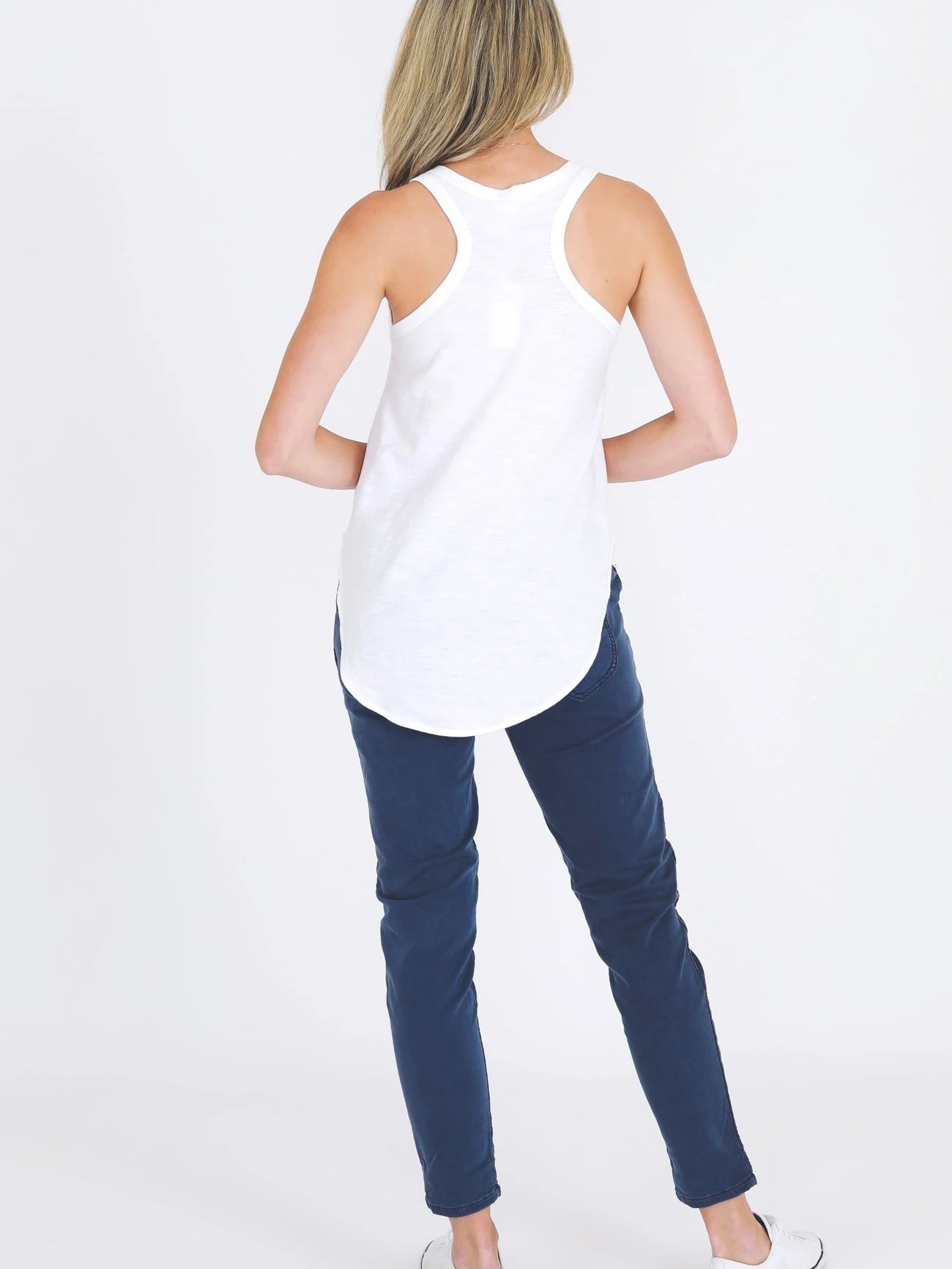 Hamilton 3rd Story Tank - White - WANTED AND WILD