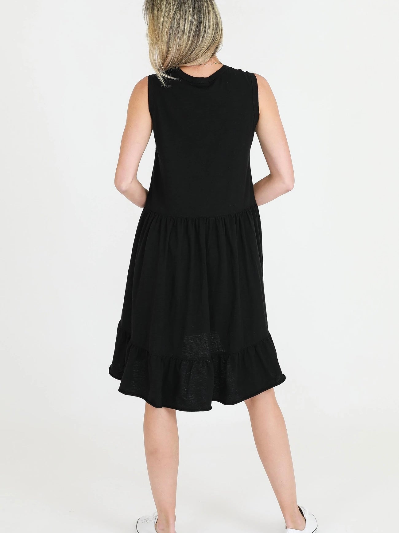 Hillary Tunic Dress - Black - WANTED AND WILD