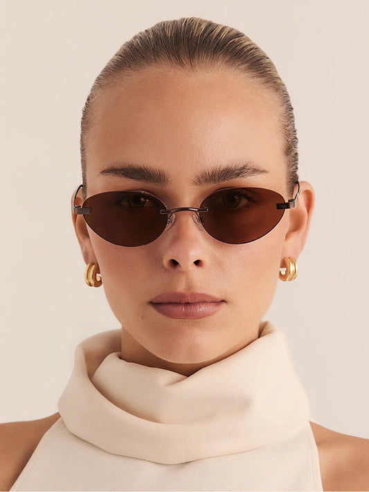 The Lana Sunglasses - Bronze - Dark Chocolate