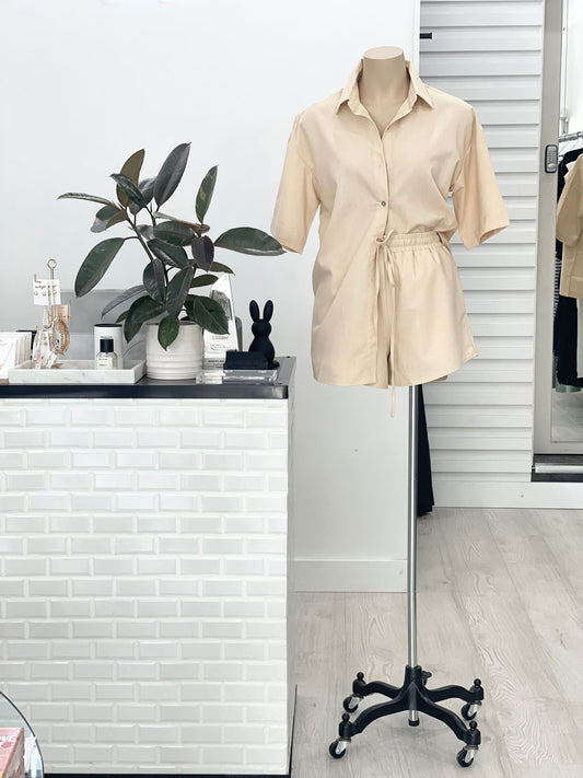 Luca Linen Shirt - Buttercup - WANTED AND WILD
