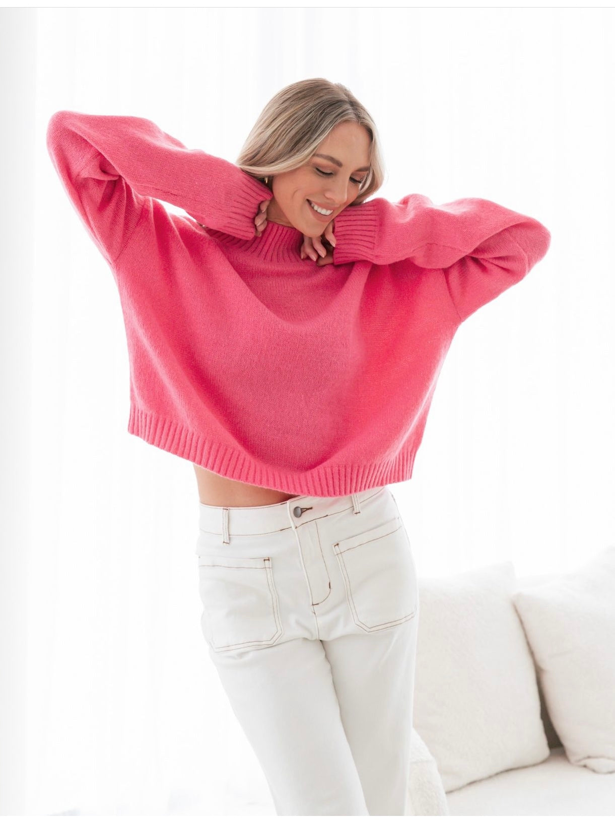 The Eden Jumper Pink