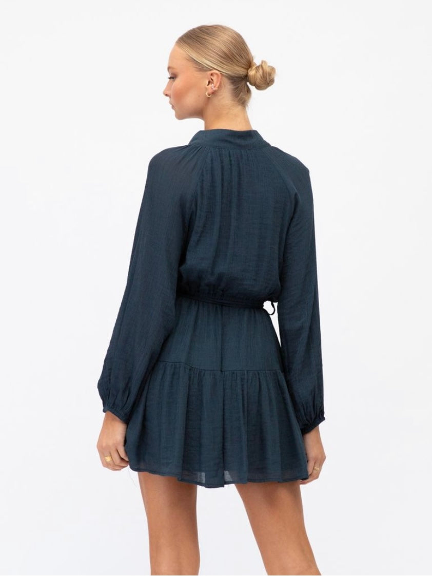 Violet Mini Dress - Navy