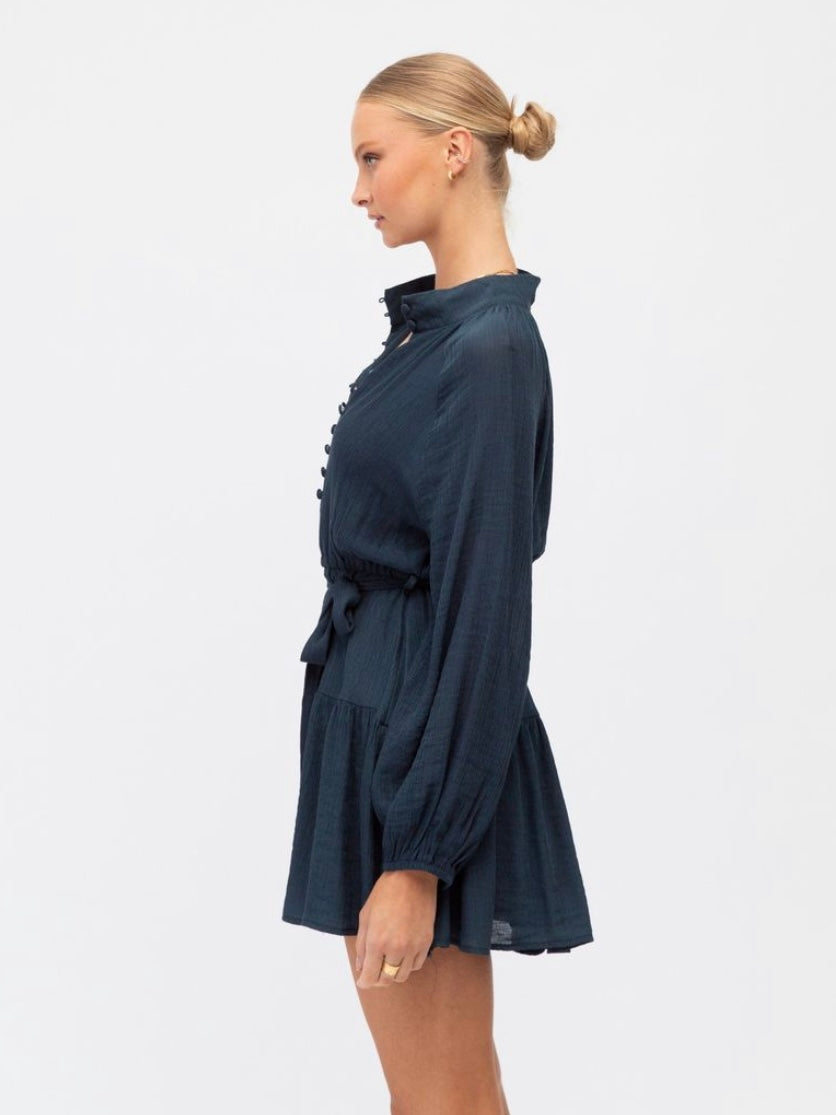 Violet Mini Dress - Navy