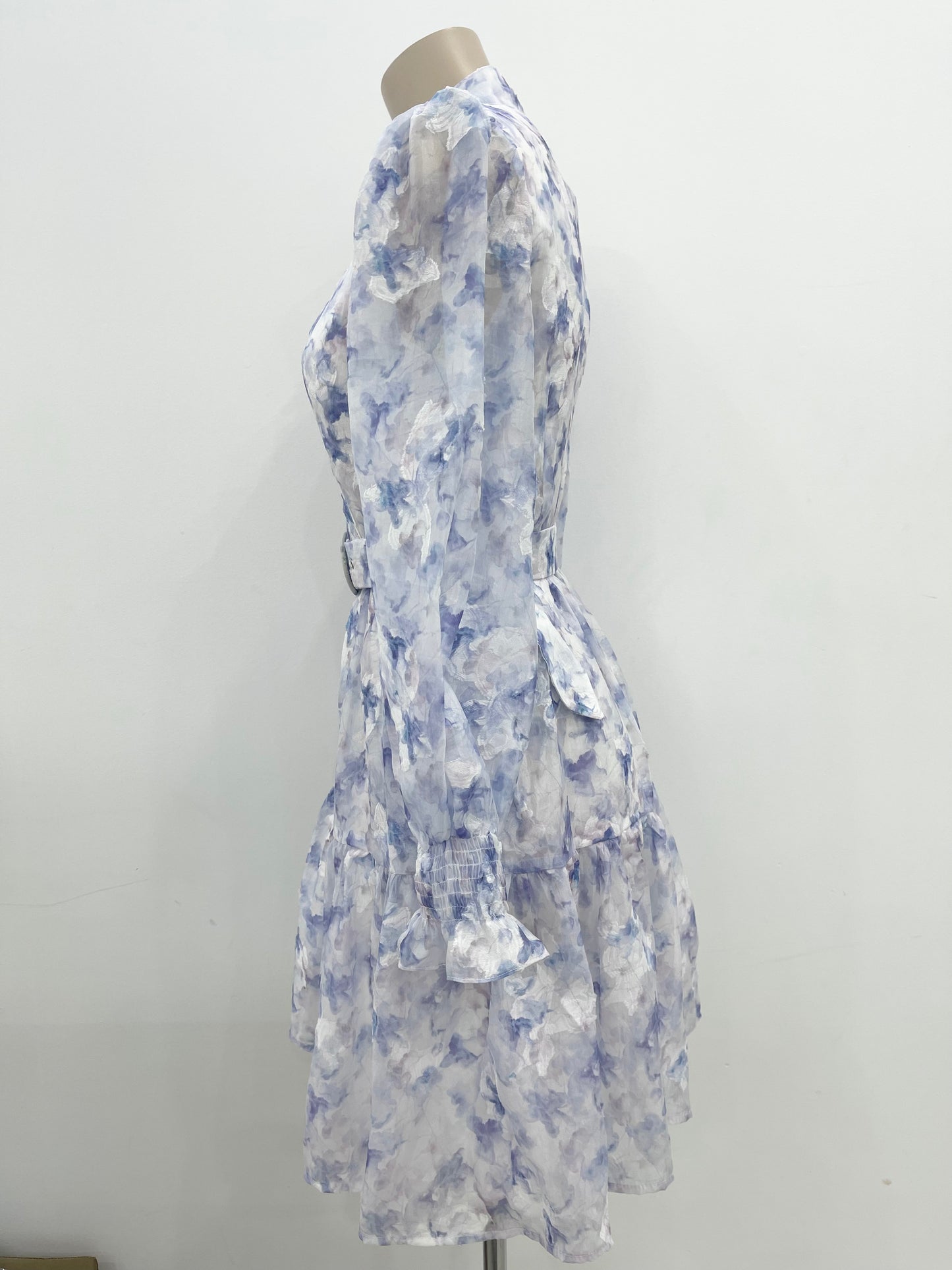 The Cloud Dress - Blue Floral