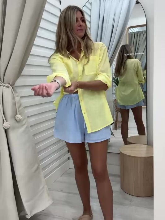 Bluebell Shirt - Yellow