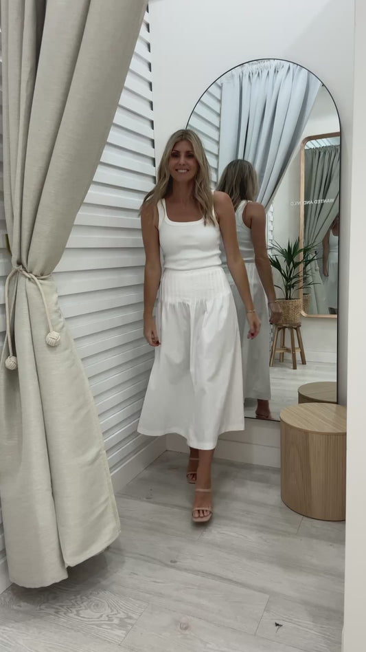 The Morgan Skirt- White