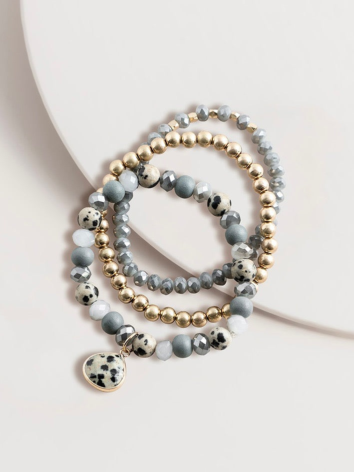 Sasha Agate Bracelet Set