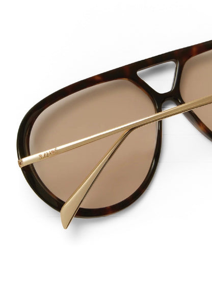 The Harley Sunglasses - Cacao Tort-Peach