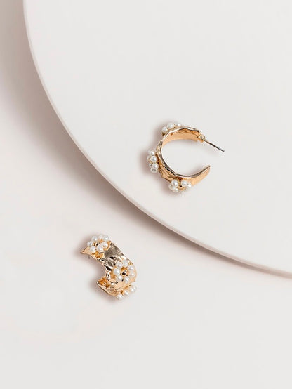 Azalea Flower Hoop Earrings