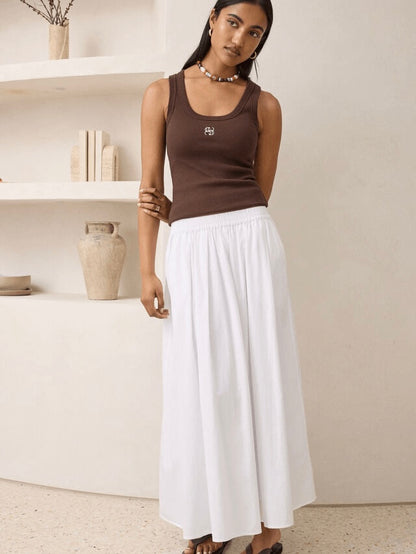 Florence Skirt  - White