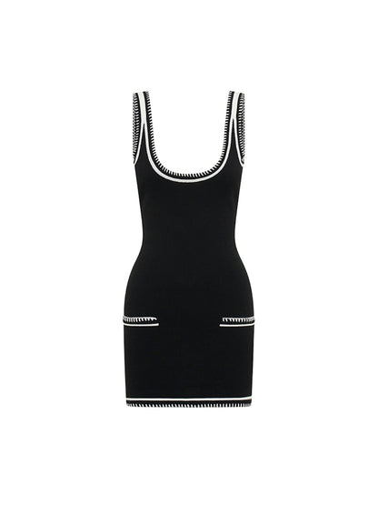 Sndys the Label Beverly Mini  Dress - Black