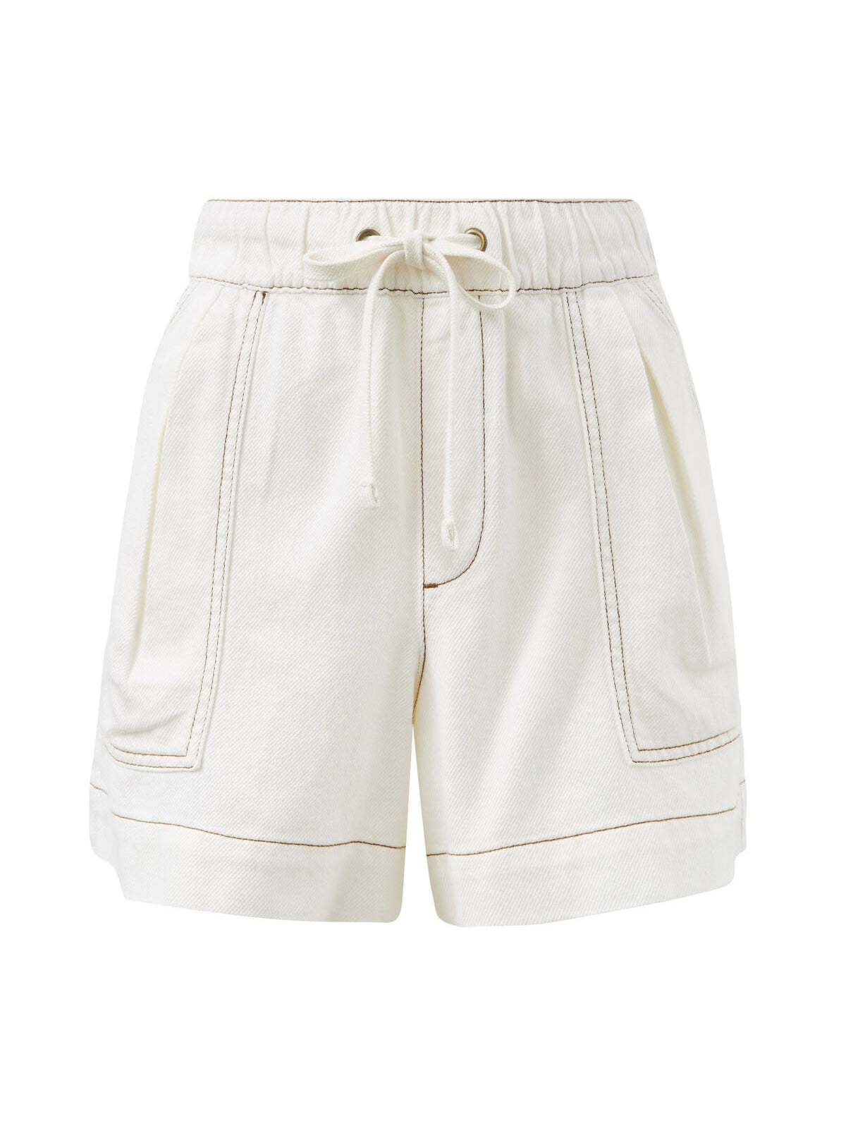 Darcy Relaxed Everyday Shorts | Ecru