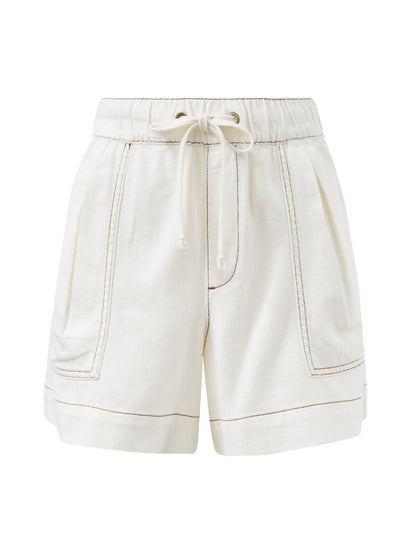 Darcy Relaxed Everyday Shorts | Ecru