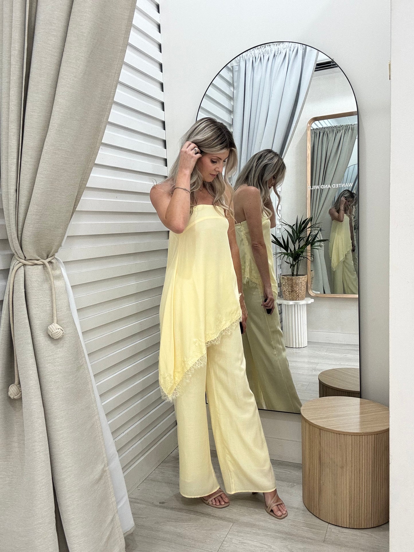 The Maeve Pants Set - Yellow