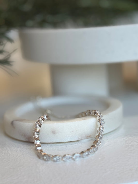 Everlie Oval Slider Bracelet