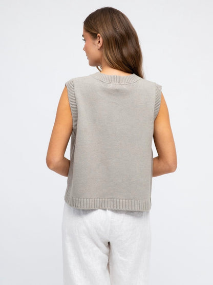 TheJess Knit Vest - Grey