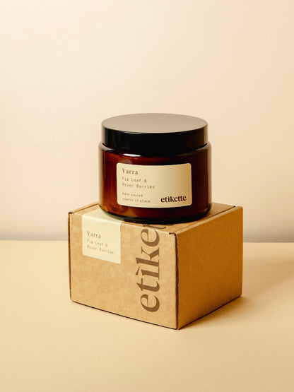 Etikette  | Australian Soy Wax Candle | Wanted and Wild Gymea | 500ml 100+hrs