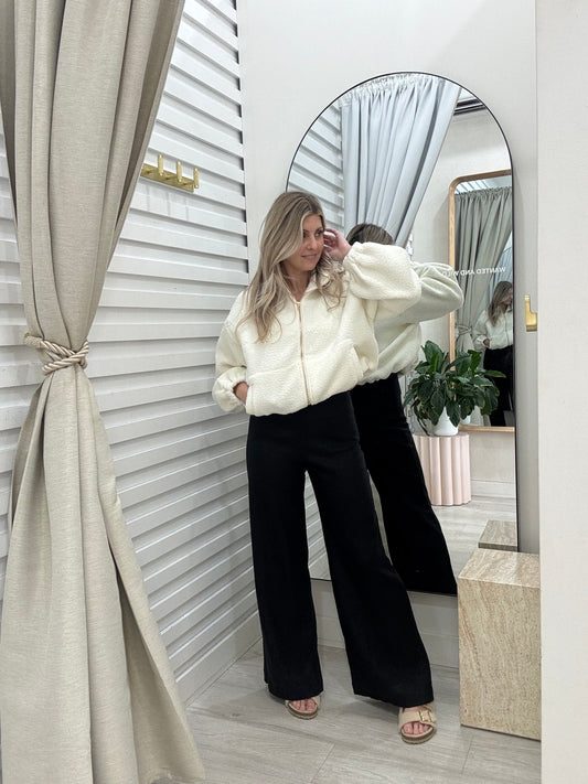 The Teddy Jacket | Cream