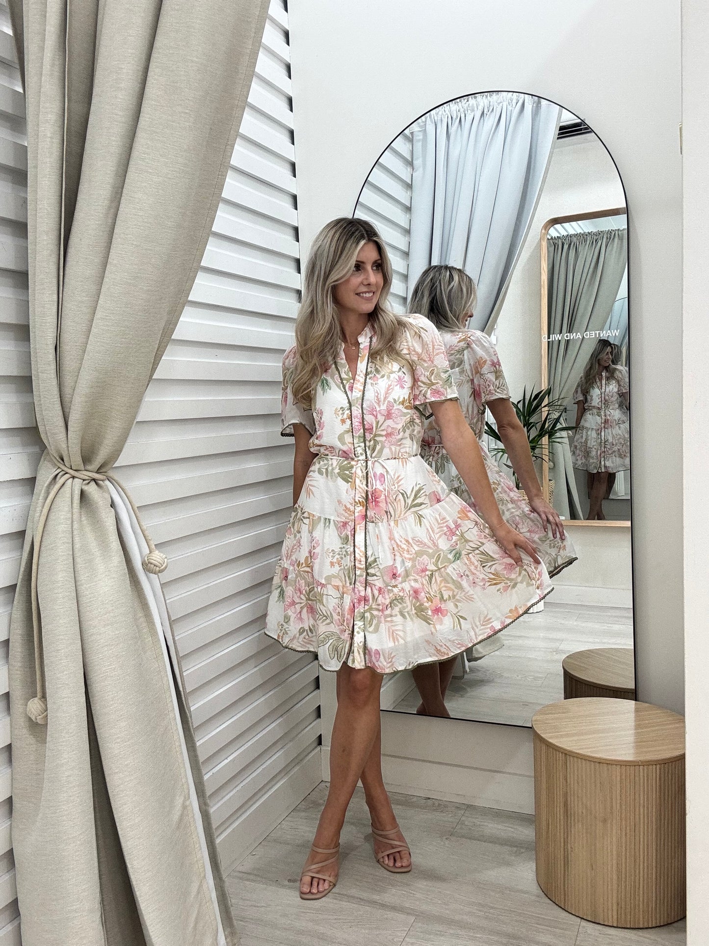 The Anna Dress - Wildlife Floral