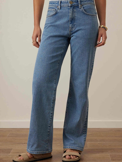 Sydney Straight Leg Jeans - Vintage Blue
