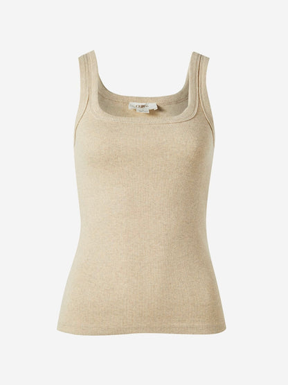 Contour Rib Tank - Oatmeal