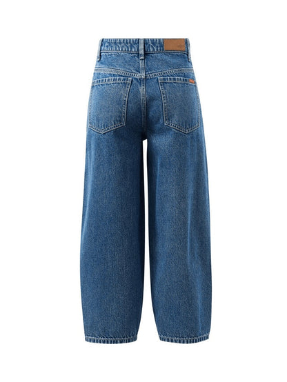 Maggie Barrel Leg Jeans - Fresh Indigo