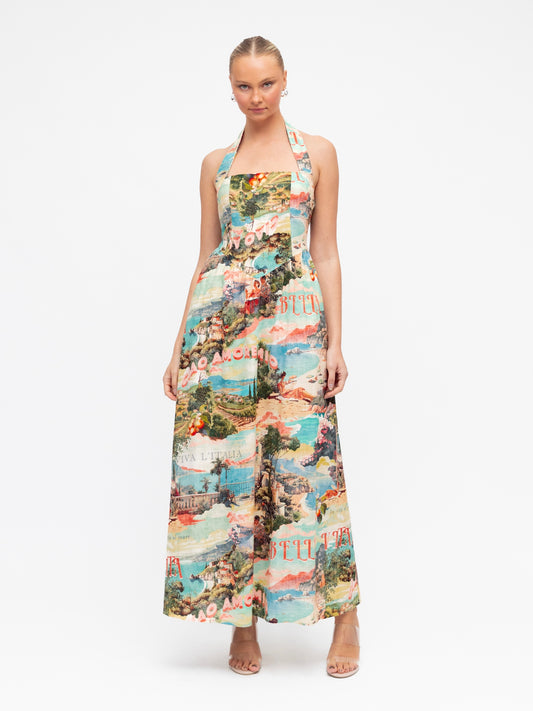 The Melanie Maxi Dress - Isadora print