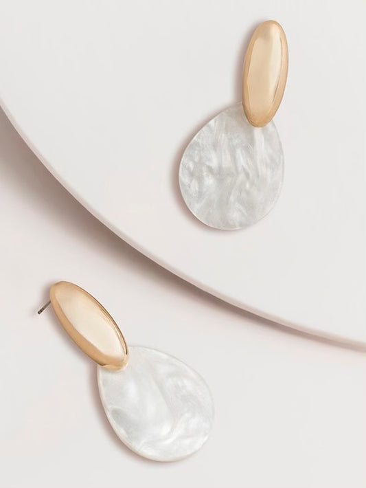 Misty Acetate Teardrop Earring