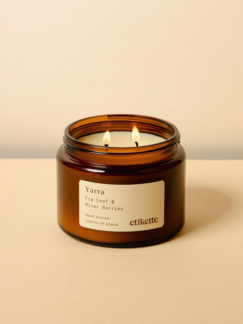 Etikette  | Australian Soy Wax Candle | Wanted and Wild Gymea | 500ml 100+hrs