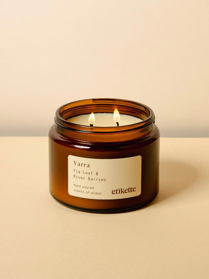 Etikette  | Australian Soy Wax Candle | Wanted and Wild Gymea | 500ml 100+hrs