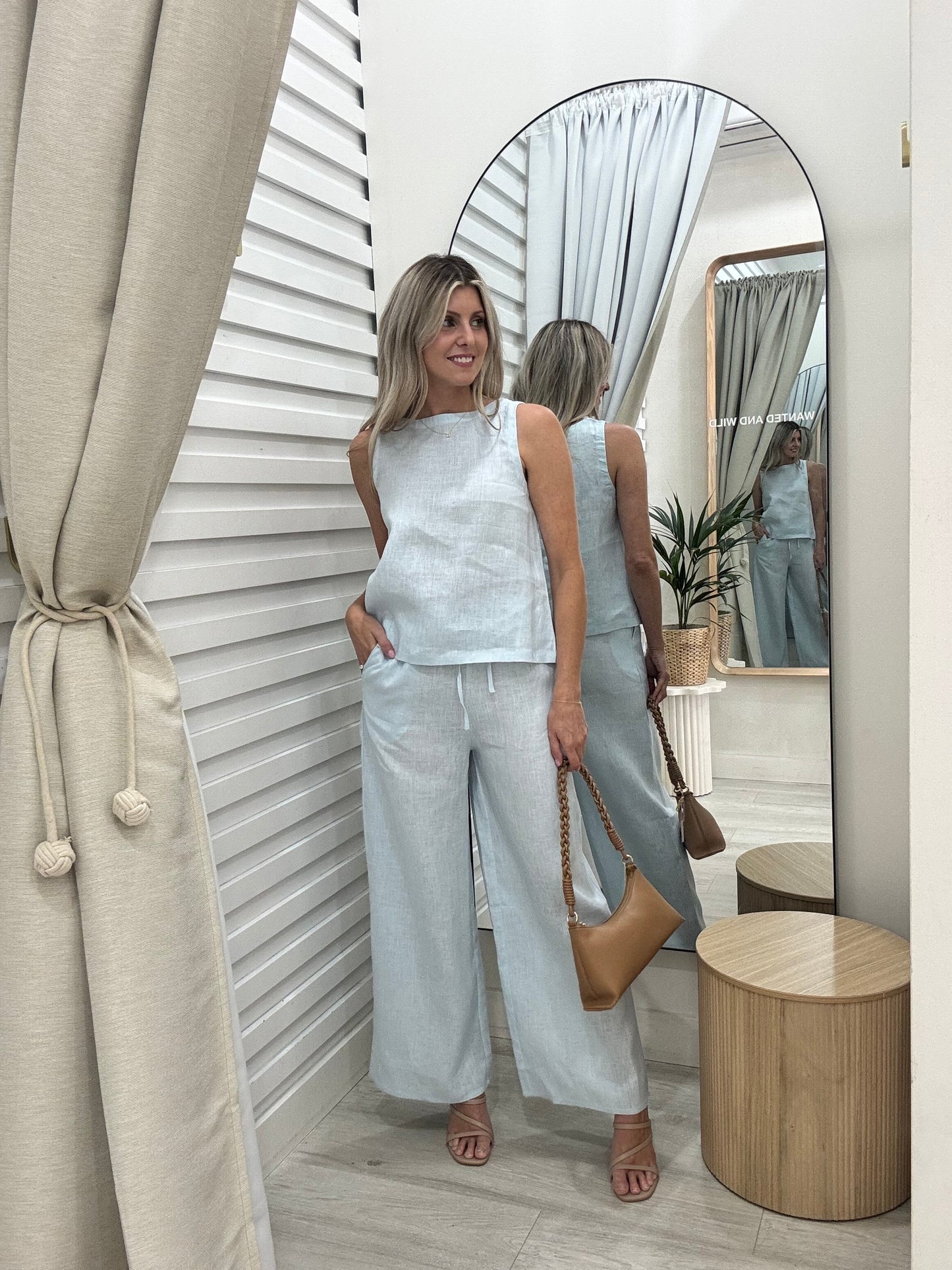 The Atlas Pants -  Sky Blue