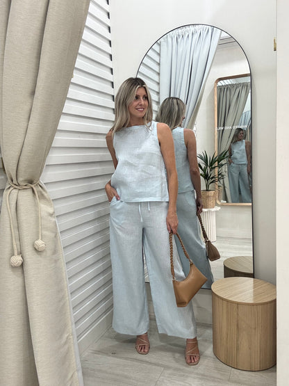 The Atlas Pants -  Sky Blue