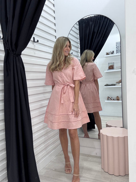 The Jessica Dress - Blush