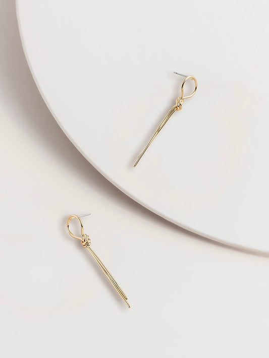 Lasso Long Drop Earrings