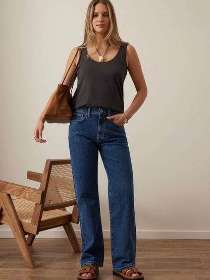 Sydney Straight Leg Jeans - Fresh Indigo