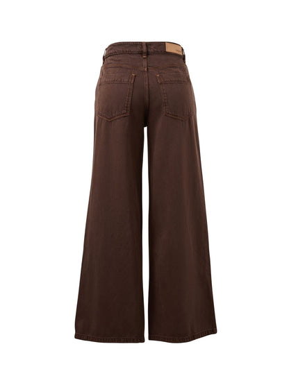 Willow Wide Leg Jeans - Chocolate