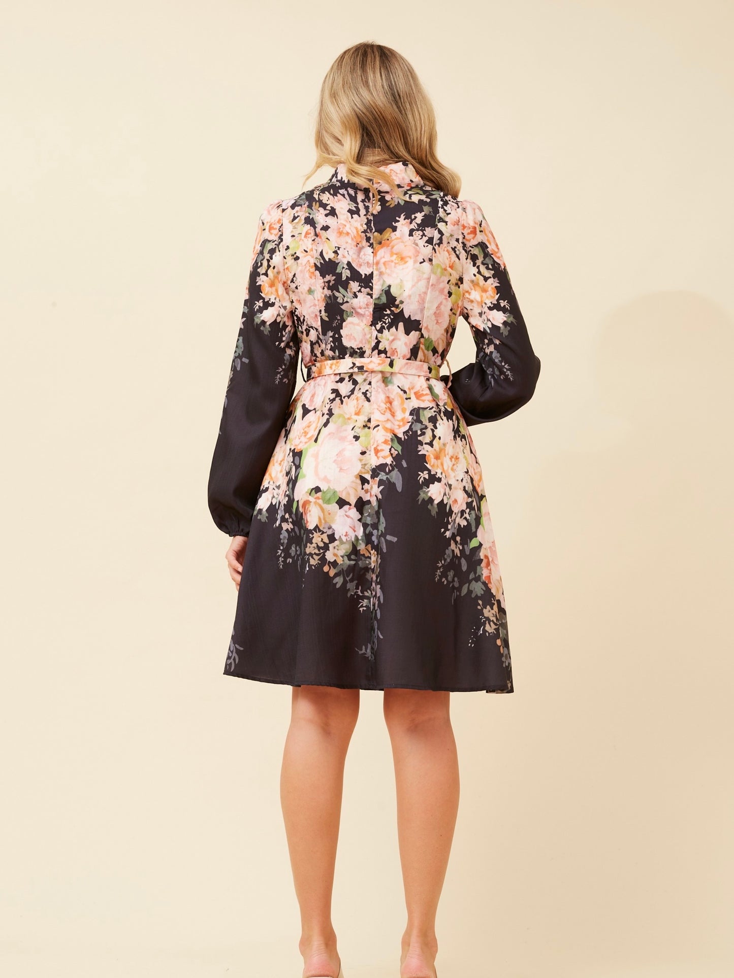 The Azelea Dress - Black Floral