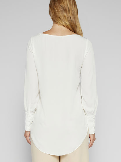 The Lacey Long Sleeve Blouse - White