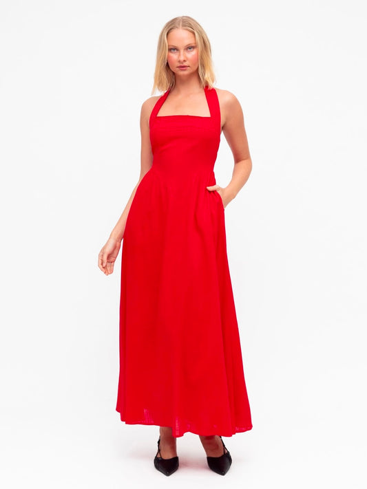 The Melanie Dress - Red