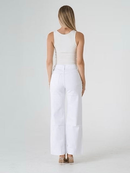 Kelsey Denim Jean | White
