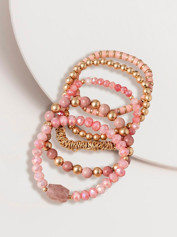 Willow Semi Precious Bracelet Set