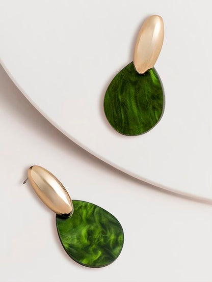 Misty Acetate Teardrop Earring
