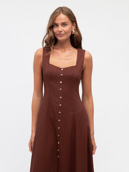 The Verity Dress - Chocolate