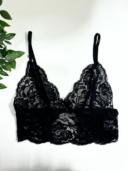 The Lily Bralette - Black Lace