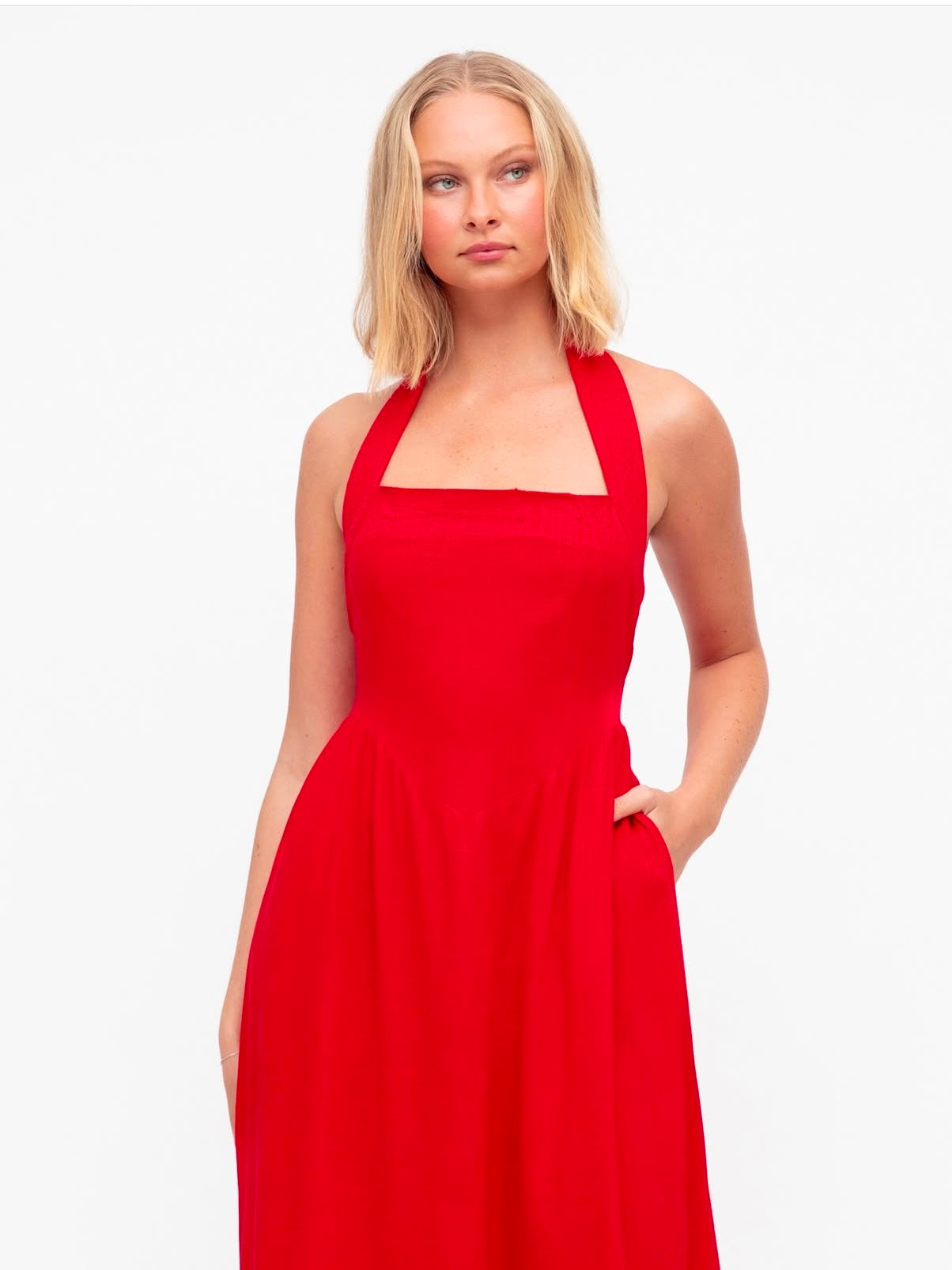 The Melanie Dress - Red