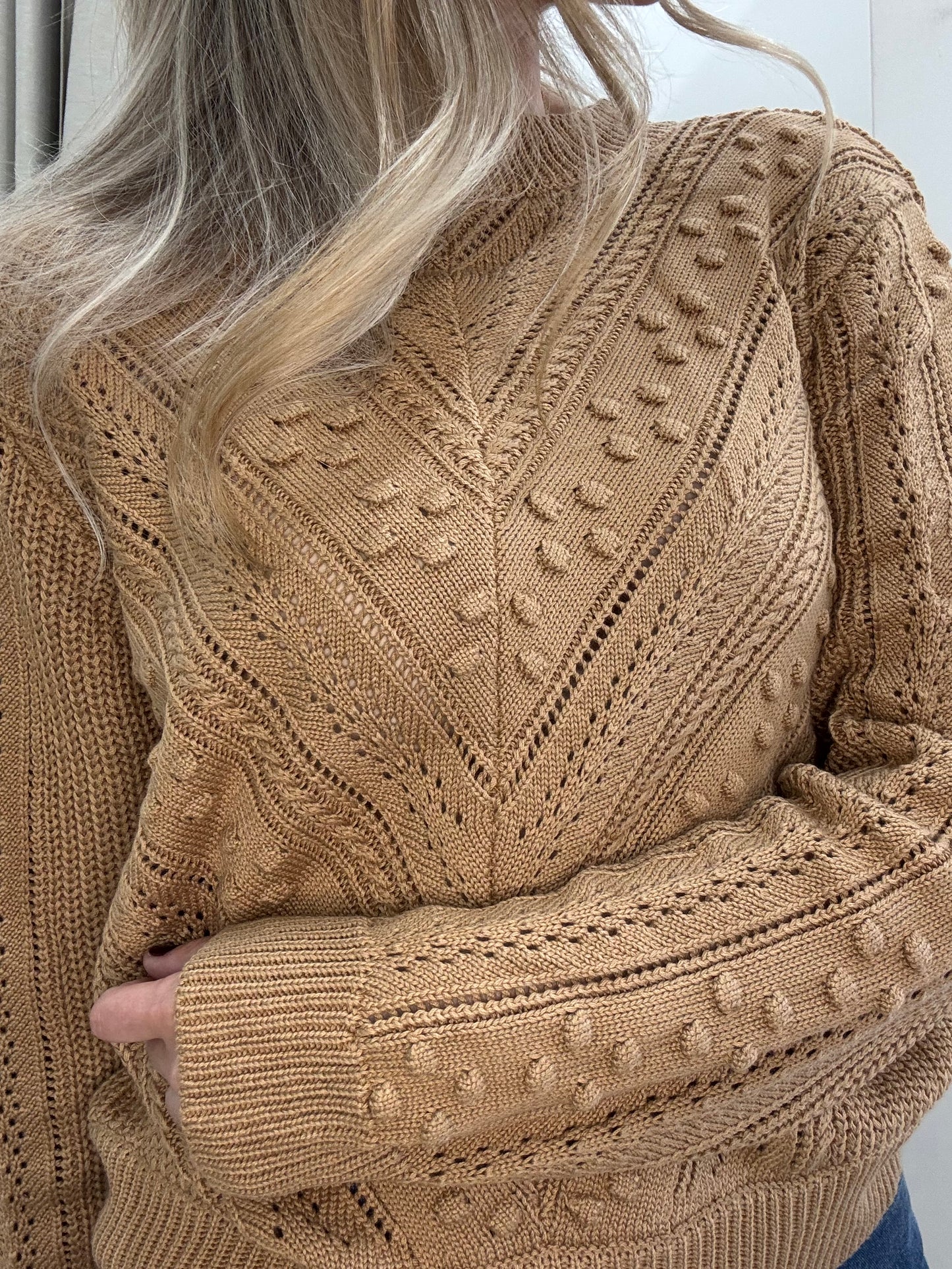 The Élodie Cloud Knit - Tan