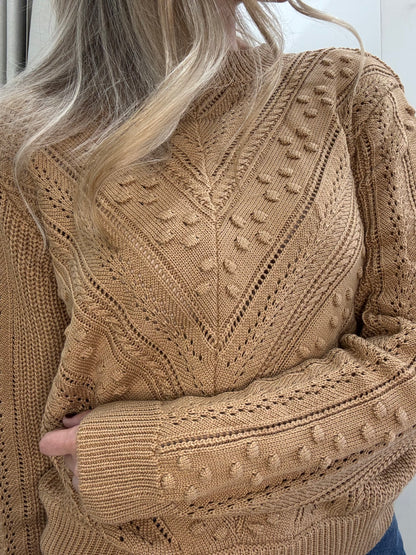 The Élodie Cloud Knit - Tan