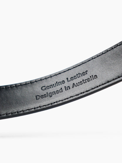 The Greta Leather Belt - Taupe