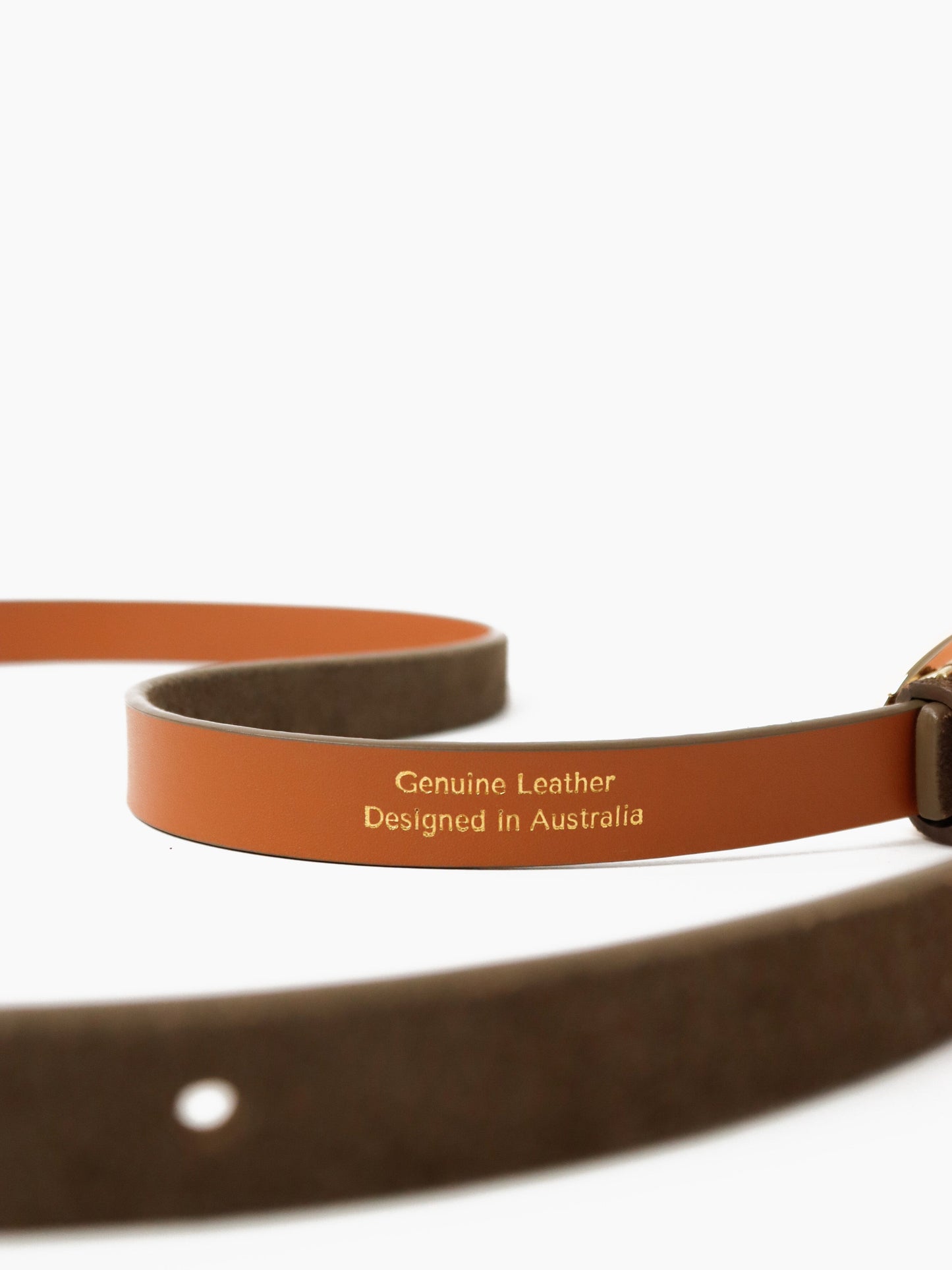 The Celina Leather Belt - Olive