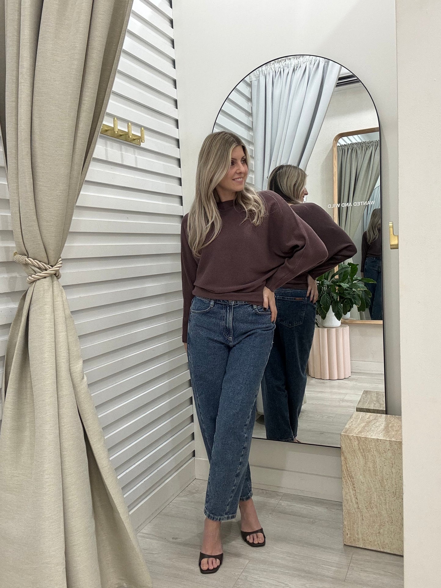 The Montana Knit Jumper | Chocolate